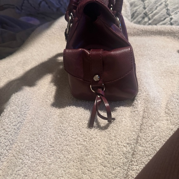 Francesco Biasia Deep Red Shoulder Bag - Picture 4 of 7